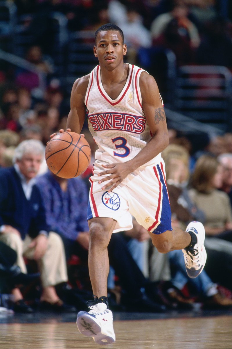 Allen Iverson Philadelphia 76ers 1996-1997 Authentic Jersey - Rare