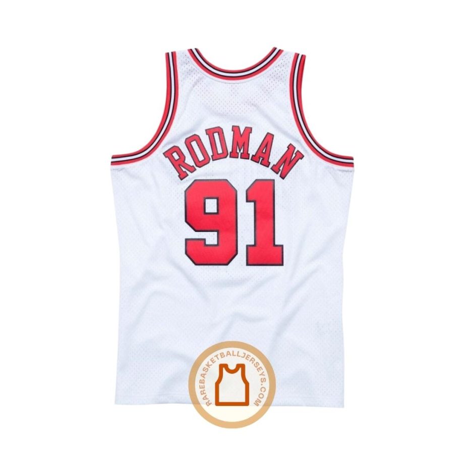 prod Dennis Rodman Chicago Bulls 1997-1998 Authentic Jersey White