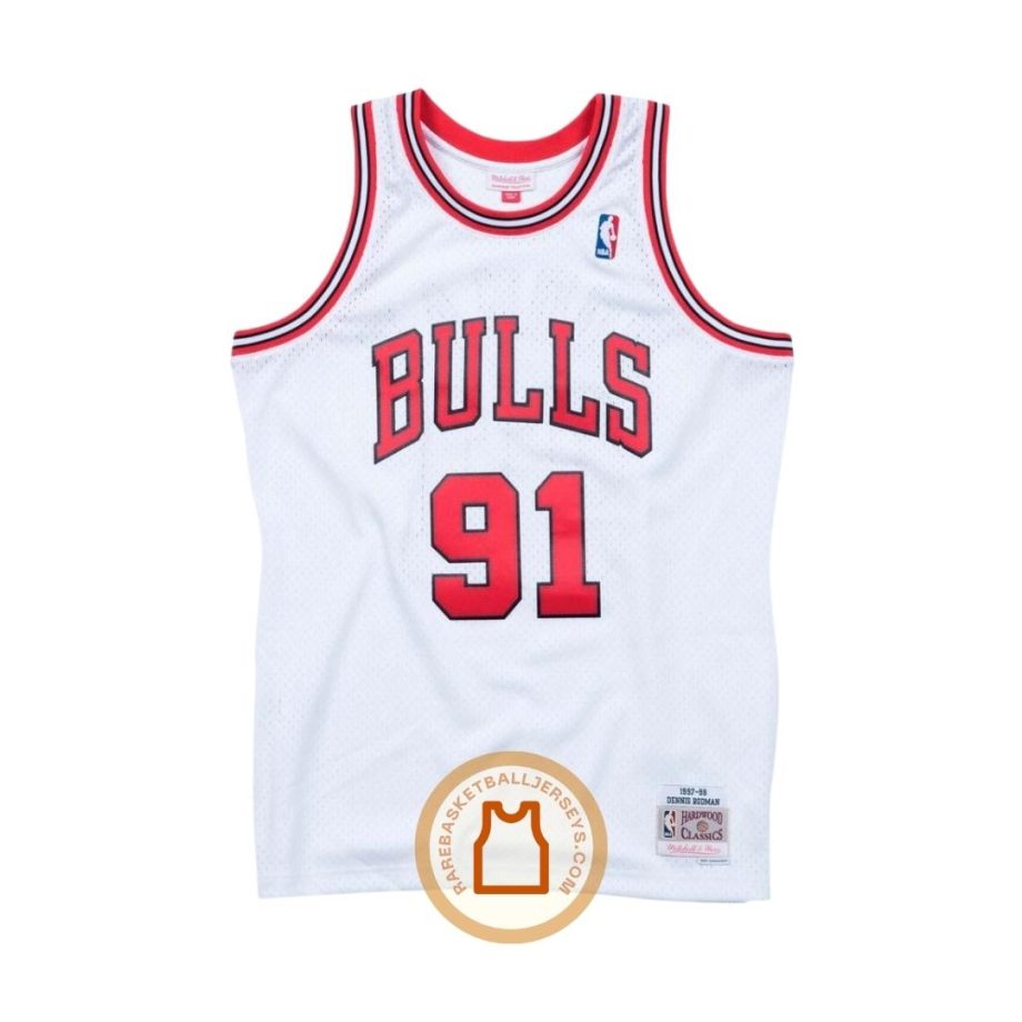 prod Dennis Rodman Chicago Bulls 1997-1998 Authentic Jersey White