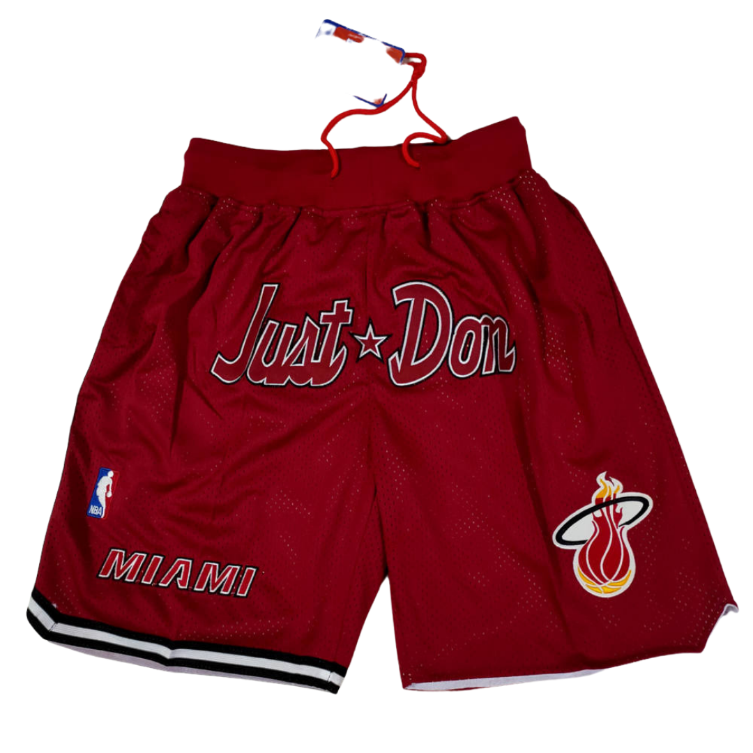 just don miami heat shorts