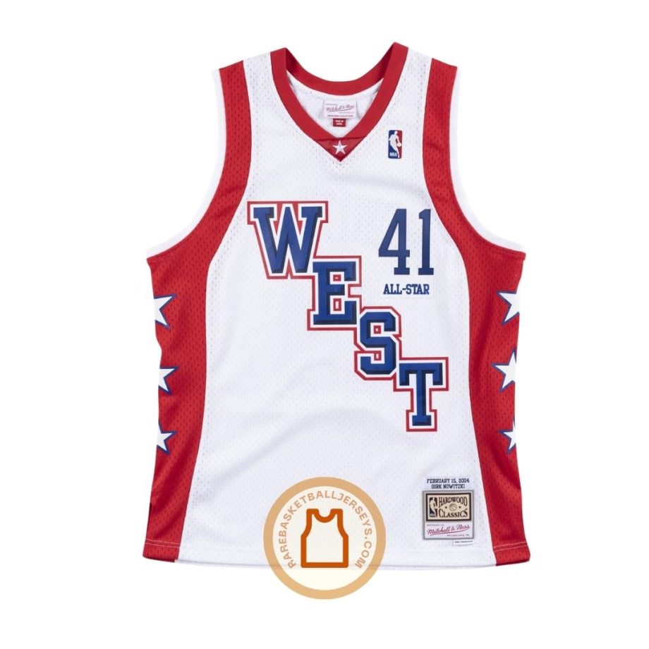 prod NBA All-Star 2004 Dirk Nowitzki Team West Authentic Jersey