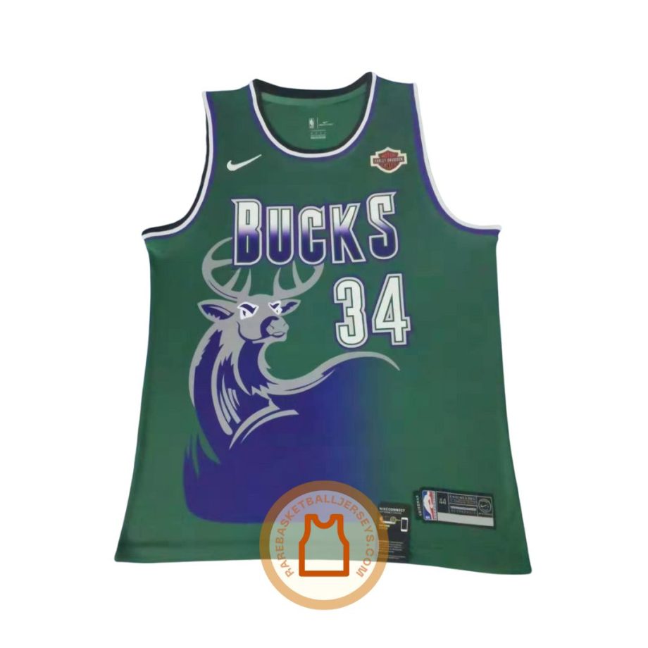 prod Ray Allen Milwaukee Bucks 1996-1997 Green Authentic Jersey