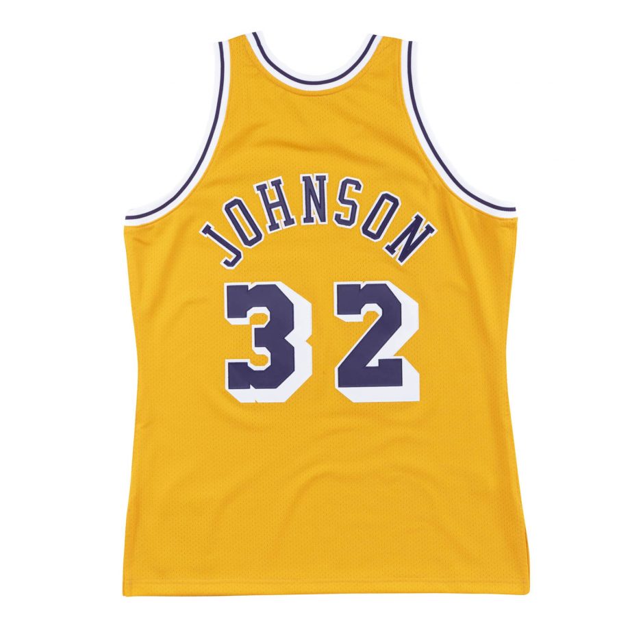 prod Magic JohnsonLos Angeles Lakers 1984-1985 Authentic Home Jersey