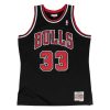 Scottie Pippen Chicago Bulls 1997-1998 Black Authentic Jersey