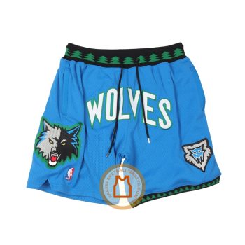 Minnesota Timberwolves 2003-2004 Blue Just Don Shorts