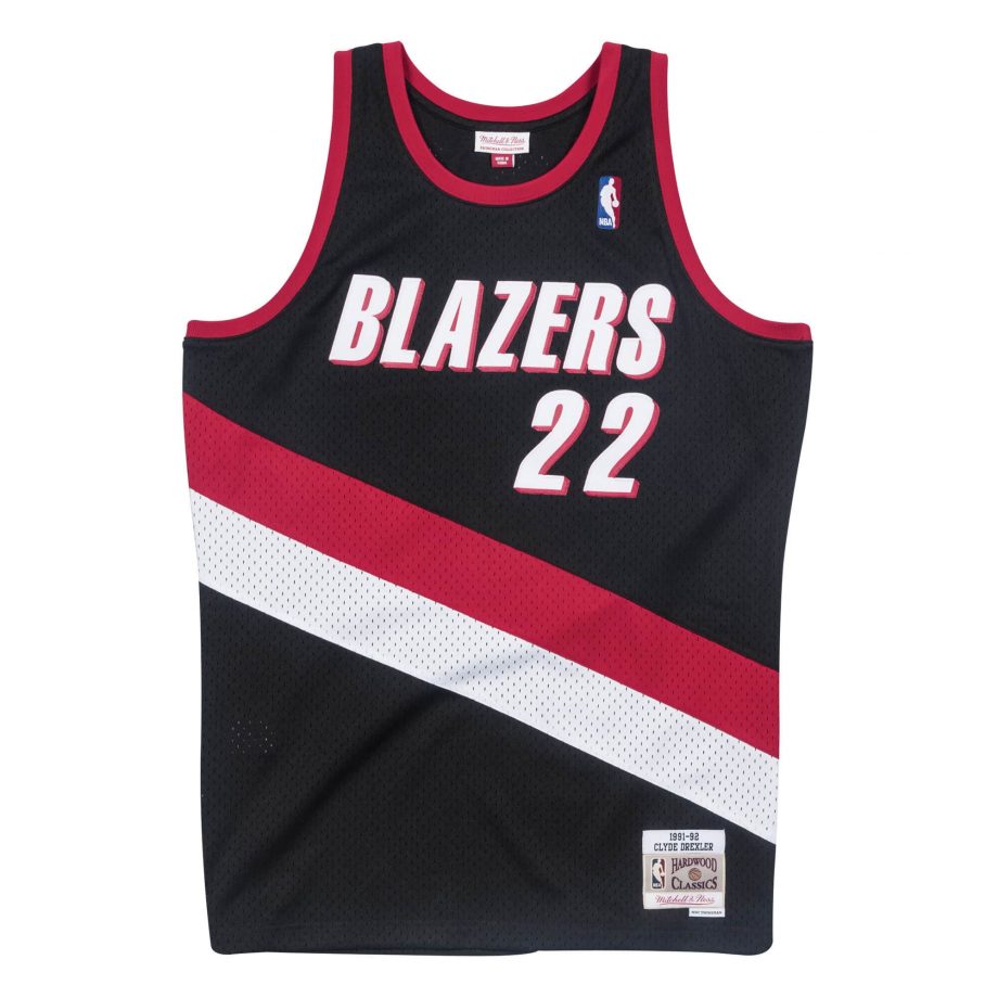 prod Portland Trail Blazers 1991-92 Clyde Drexler Authentic Jersey
