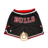Chicago Bulls 1997-1998 Black Just Don Shorts