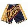 Golden State Warriors Big Face M&N Basketball Shorts Hardwood Classics