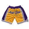 Los Angeles Retro Just Don Style 1996-1997 Basketball Shorts