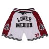 Kobe Bryant 33 Lower Merion White Shorts