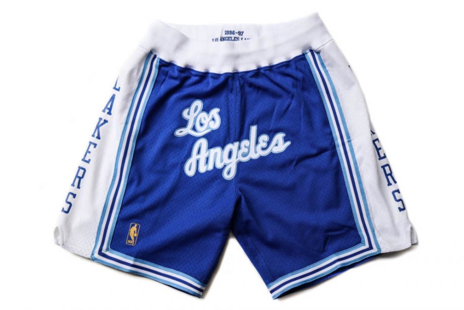 prod Los Angeles Lakers M&N 1996-1997 LOS ANGELES Royal Blue Shorts
