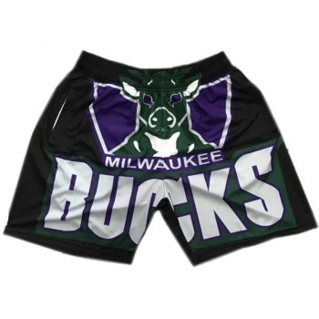 Milwaukee Bucks Big Face M&N Basketball Shorts