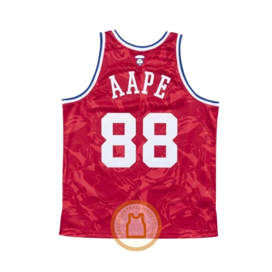 prod NBA All-Star 1988 Team West Bape Aape x Mitchell & Ness Authentic Jersey