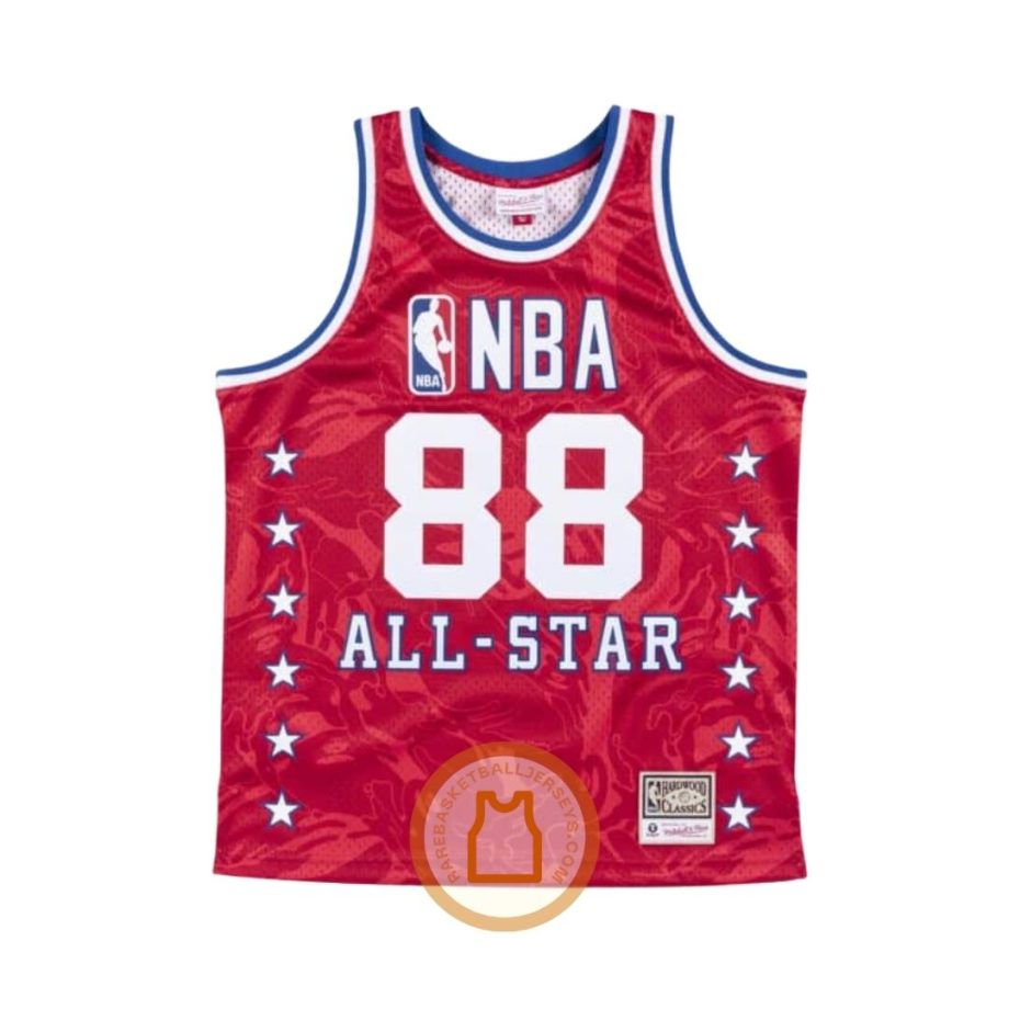 prod NBA All-Star 1988 Team West Bape Aape x Mitchell & Ness Authentic Jersey