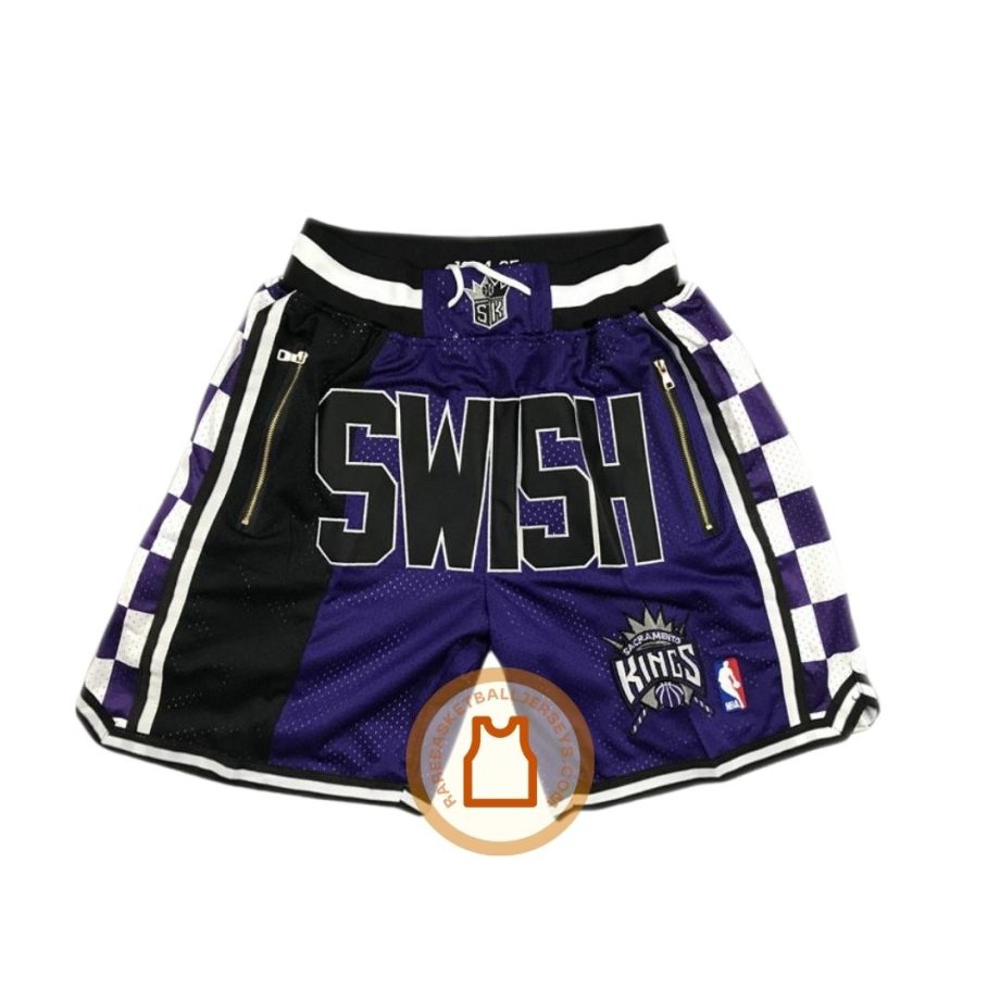 prod Sacramento Kings "Swish" Just Don Shorts