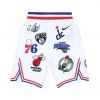 Supreme Basketball Shorts All Teams Logo White