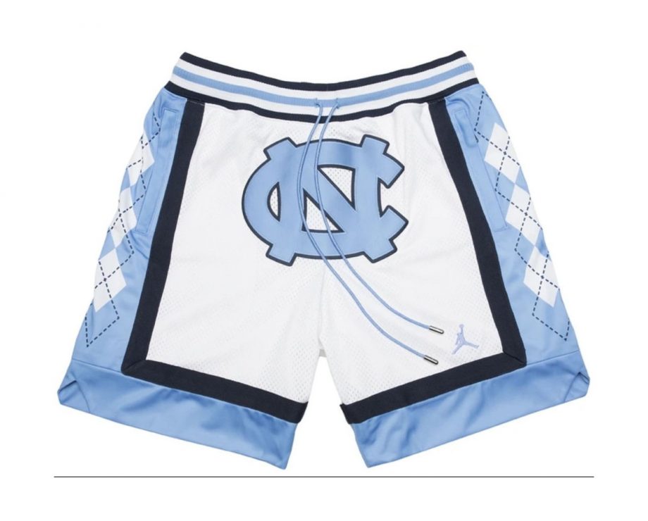 prod UNC University of North Carolina White Basketball Just Don Shorts