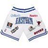 NBA Eastern Conference White Shorts