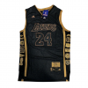 Kobe Bryant #24 Commemorative Lakers Jersey Black Mamba
