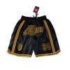 Kobe Bryant "KOBE" Los Angeles Lakers Black Shorts