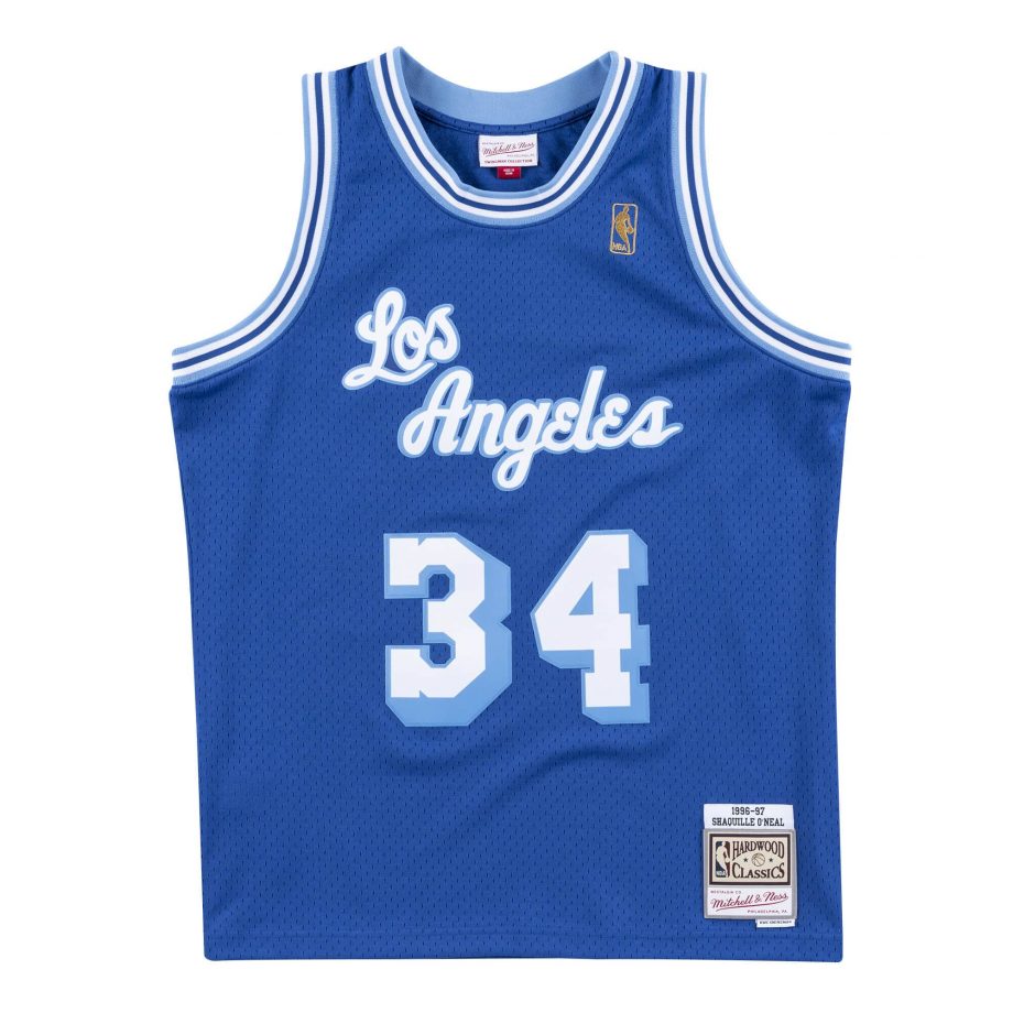 prod Shaquille O'Neal Los Angeles Lakers 1996-97 Blue Authentic Jersey