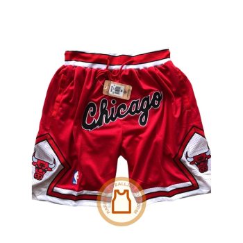 Chicago Bulls Chicago Red JUST DON Shorts