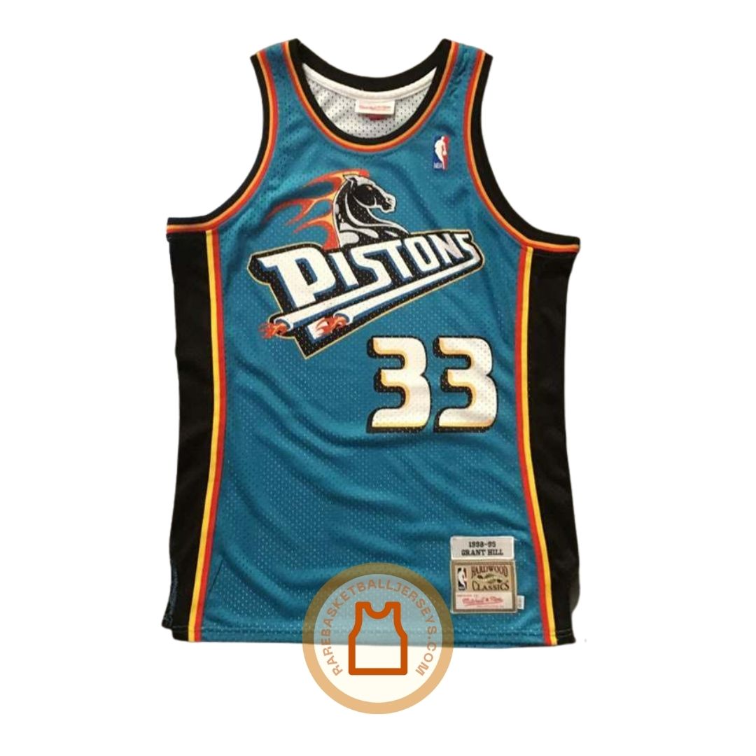 Grant Hill Detroit Pistons 1998-1999 Authentic Jersey - Rare Basketball  Jerseys