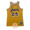 Kobe Bryant Los Angeles Lakers 2007-2008 60th Year Authentic Jersey