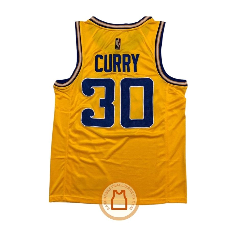 prod Stephen Curry Golden State Warriors 2019-2020 Yellow Authentic Jersey