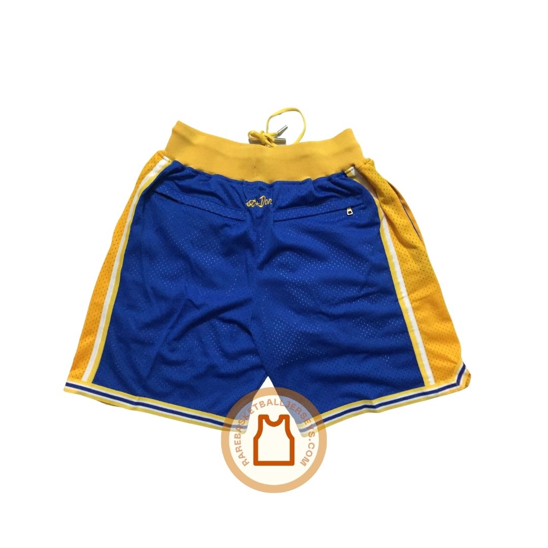 Warriors Basketball Just Don Shorts Yellow/blue All Sizes -  Sweden