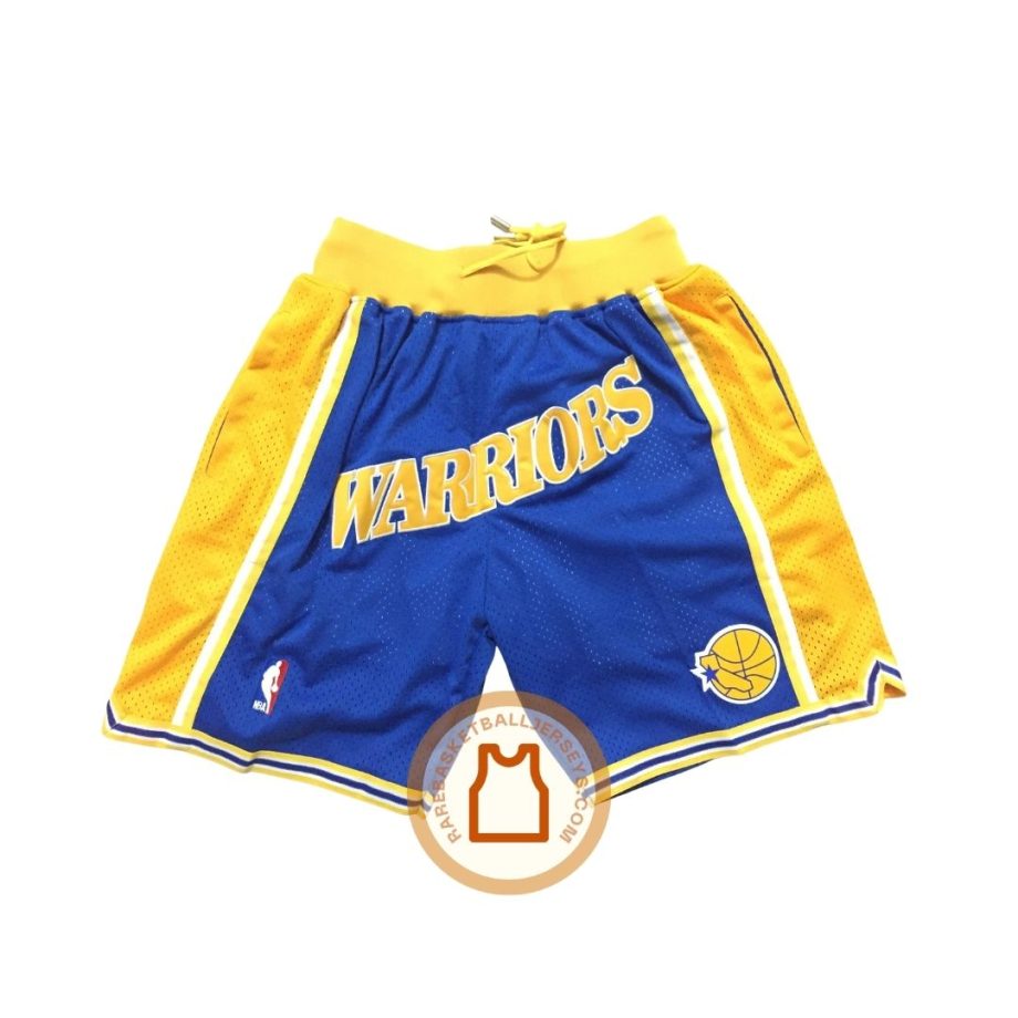 prod Golden State Warriors 1995-1996 Blue Just Don Shorts