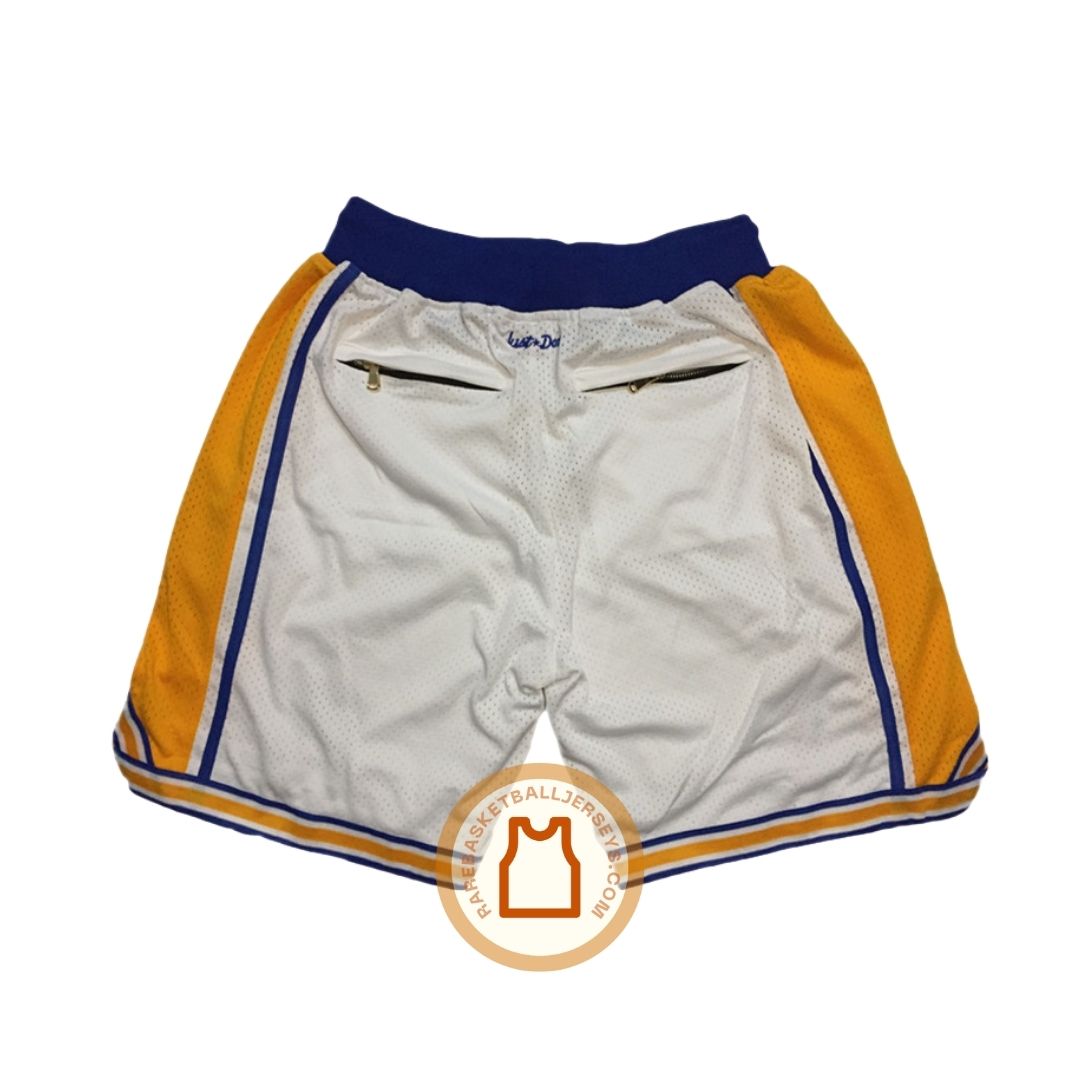 Warriors Basketball Just Don Shorts Yellow/blue All Sizes 