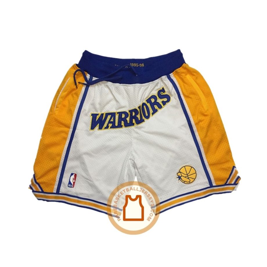 prod Golden State Warriors White Basketball Just Don Shorts
