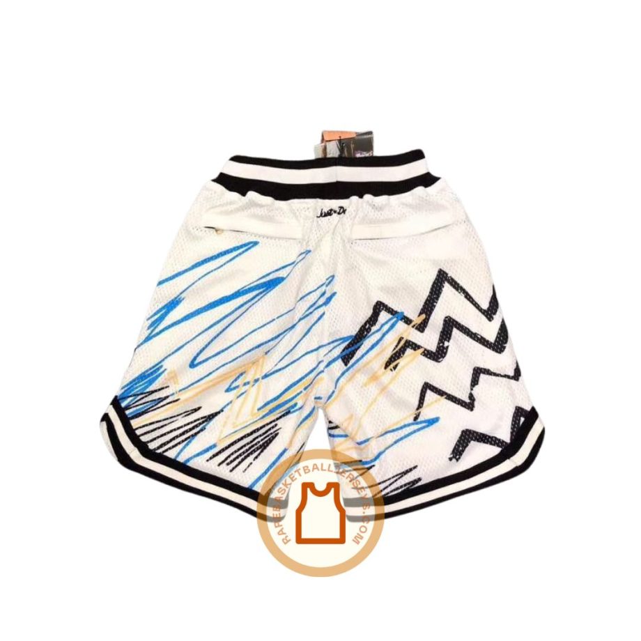 prod Golden State Warriors Sublimated White Just Don Shorts