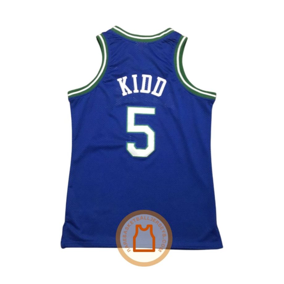 prod Jason Kidd Dallas Mavericks 1994-1995 Blue Authentic Jersey