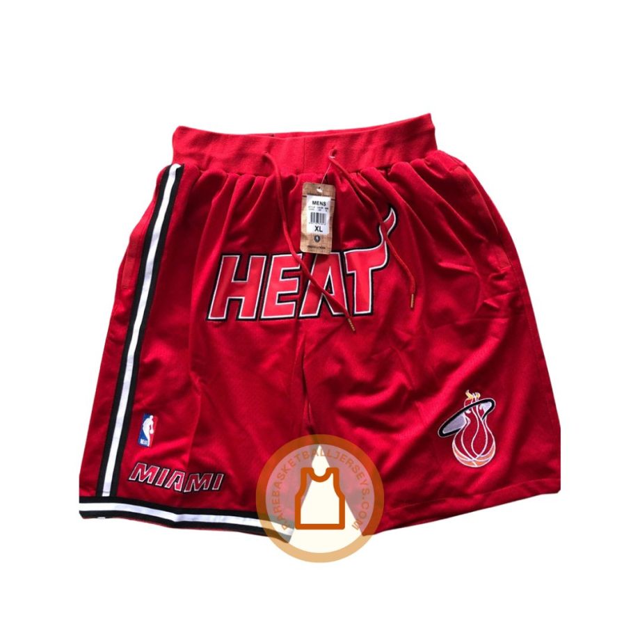 prod Miami Heat 1996-1997 Red Just Don Shorts