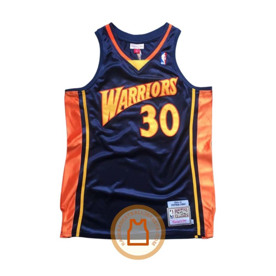 prod Stephen Curry Golden State Warriors 2009-2010 Blue Authentic Jersey