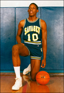 prod Dennis Rodman Southeastern Oklahoma State University 1985-1986 Home Jersey
