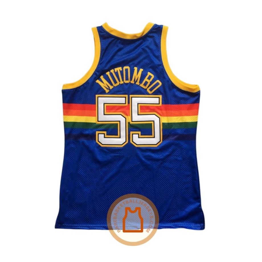 prod Dikembe Mutombo Denver Nuggets 1991-1992 Authentic Jersey