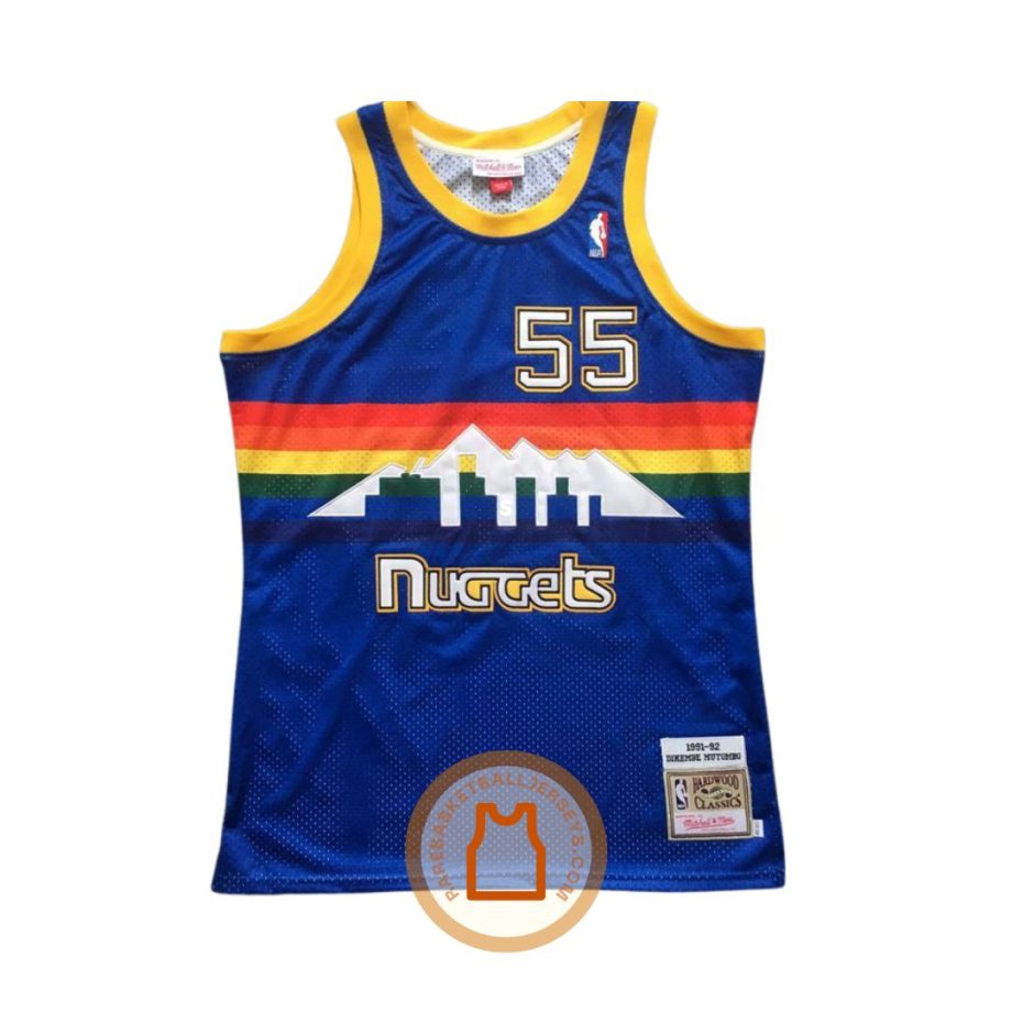prod Dikembe Mutombo Denver Nuggets 1991-1992 Authentic Jersey