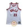 Micheal Jordan Chicago Bulls 1984-1985 White Authentic Jersey