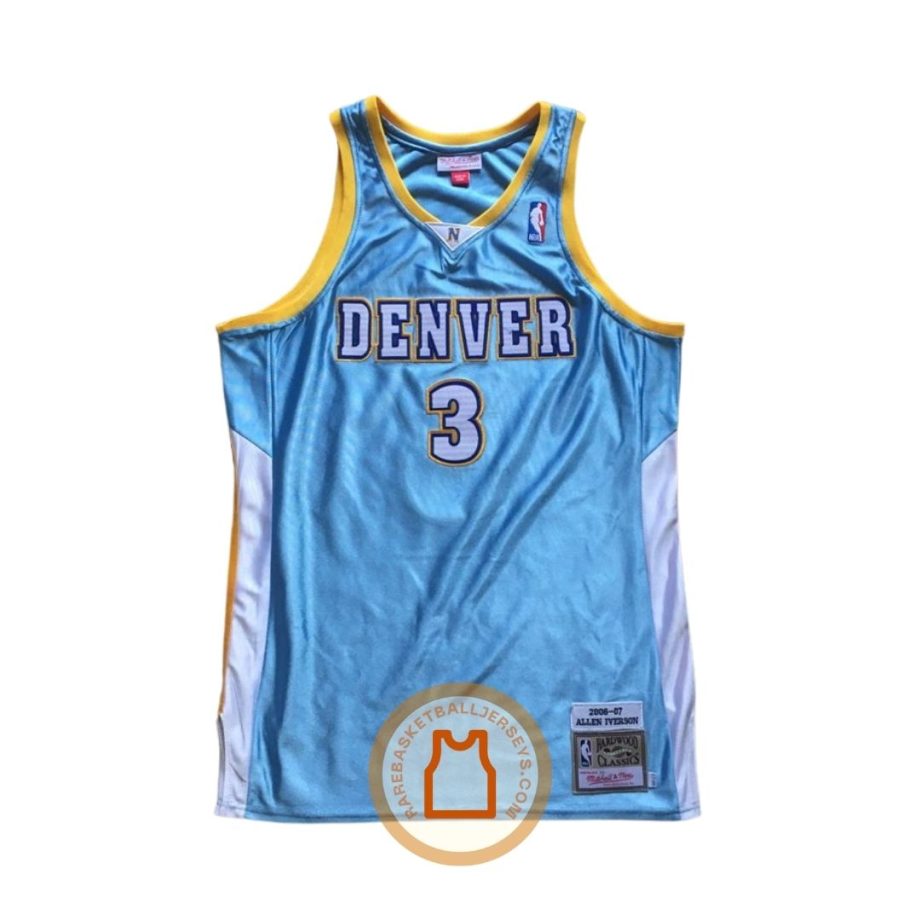 prod Allen Iverson Denver Nuggets 2006-2007 Blue Authentic Jersey