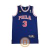 Allen Iverson Philadelphia 76ers 1996-1997 Blue Authentic Jersey