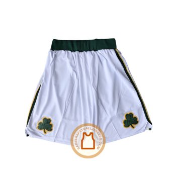 Boston Celtics 1984-1985 White Just Don Shorts - Rare Basketball