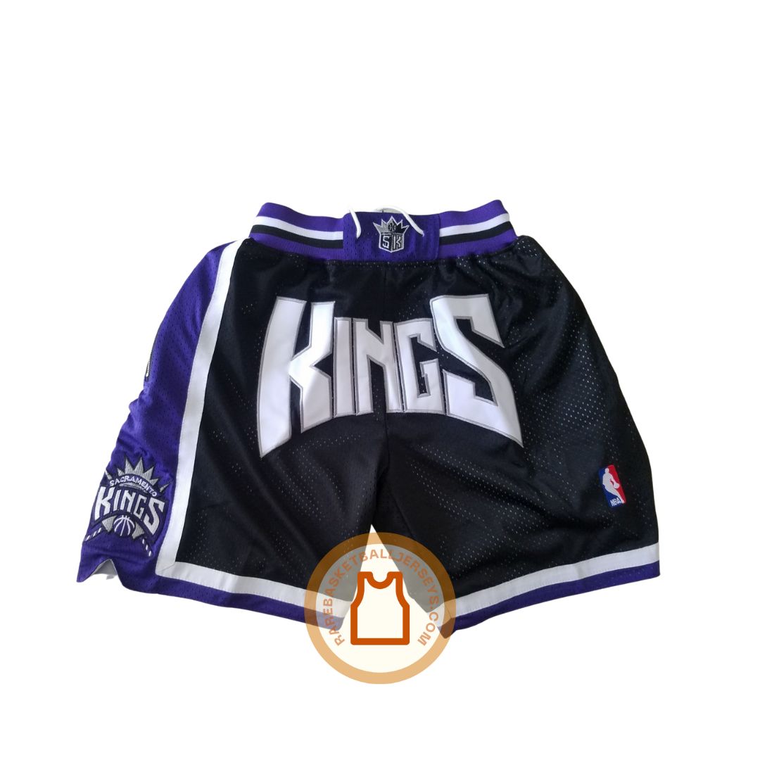 Los Angeles Lakers Black MVP Throwback Shorts - Basketball Shorts