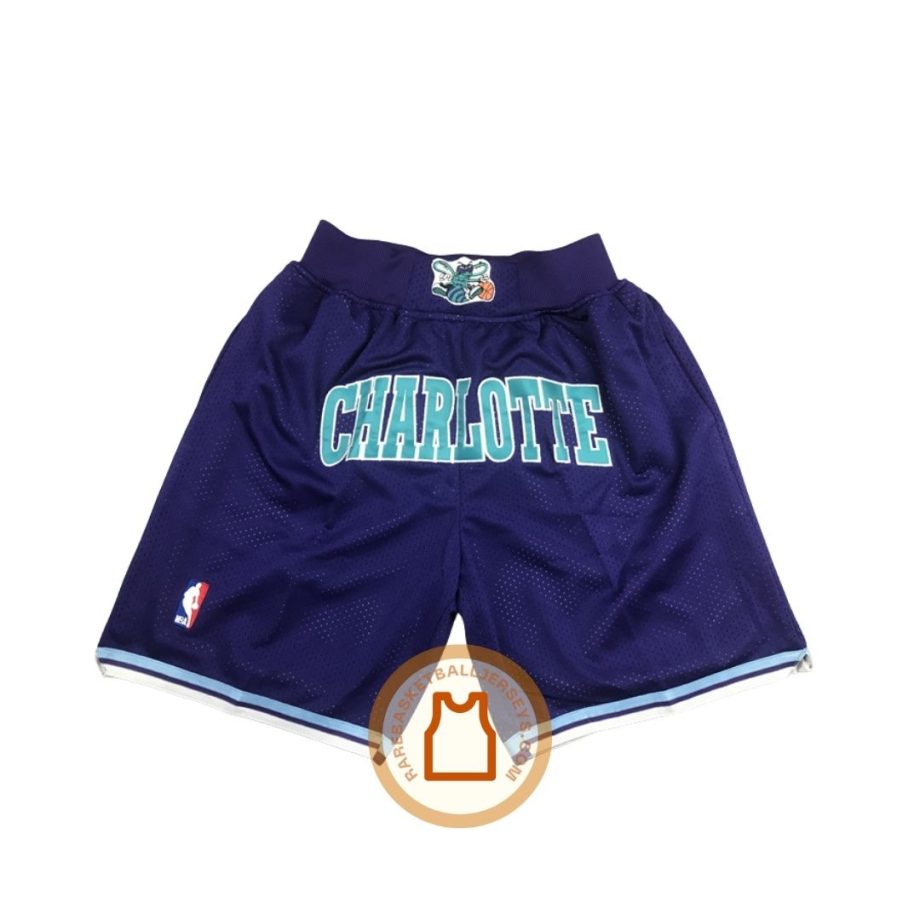 prod Charlotte Hornets Basketball Purple Just Don Shorts