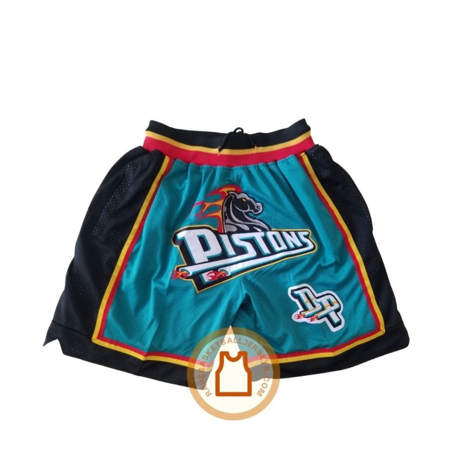 prod Detroit Pistons 1996-1998 Teal Just Don Shorts