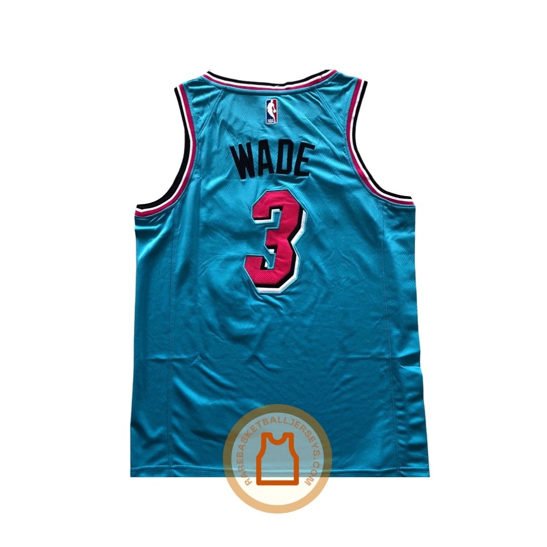 Dwyane Wade Miami Heat Fanatics Authentic Autographed Blue Nike Vice Wave  Swingman Jersey