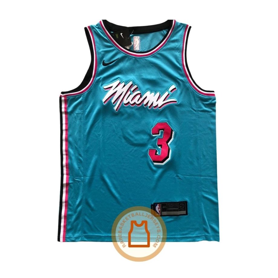 prod Dwyane Wade Miami Heat Vice City Edition Blue Authentic Jersey