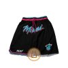 Miami Heat Vice City Edition Black Just Don Shorts